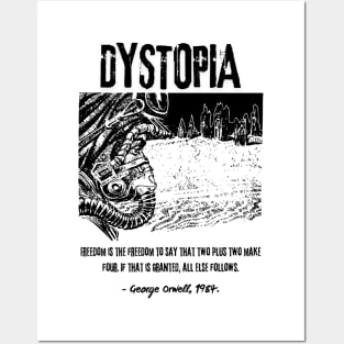 Dystopia George Orwel 1984 Posters and Art